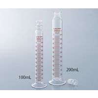 アズワン 有栓メスシリンダー 10mL 英語版校正証明書付 1-8563-02-56 1個（直送品）