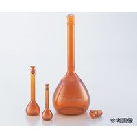 アズワン メスフラスコ 茶 50mL 英語版校正証明書付 1-8564-25-56 1個（直送品）