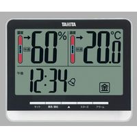 アズワン デジタル温湿度計 ブラック 英語版校正証明書付 1-9820-12-56 1個（直送品）