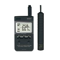 アズワン 高性能デジタル温度・湿度計(ウェザーコムII) 英語版校正証明書付 EX-502 1個 2-2740-31-56（直送品）