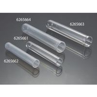 アズワン ラウンドチューブ キャップ付 EOG滅菌済 12mL 1本/袋×500袋入 6265664 1袋(500本) 3-564-15（直送品）