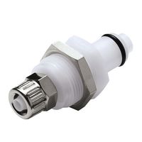 アズワン 超小型カップリング パネルマウント インサート 6.4mm(1/4インチ) PLCD40004 1個 3-9825-34（直送品）