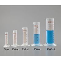 アズワン メスシリンダー(太型) 50mL 英語版校正証明書付 4-2447-01-56 1本（直送品）