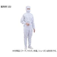 アズワン アズピュアクリーンスーツII(フード別・サイドファスナー型) 青 4L 4-3175-06 1枚（直送品）