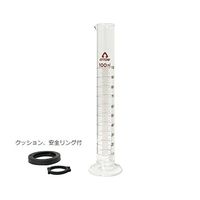 アズワン メスシリンダー(硬質ガラス) 100mL 中国語版校正証明書付 6-231-06-57 1個（直送品）