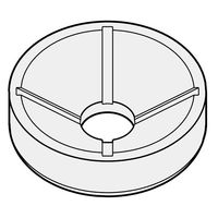 エッペンドルフ・ハイマック・テクノロジーズ アダプター 85mL×1 Aー4ー38用 丸型バケット装備 5702 718.009 1セット（直送品）