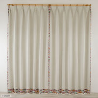 スミノエ DISNEY セミオーダー カーテン ミッキー レトロコミック 1000×1900mm ライトベージュ １セット(2枚入)（直送品）