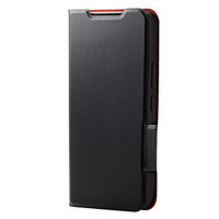 Galaxy S22 レザーケース 手帳型 UltraSlim 薄型 ブラック PM-G221PLFUBK エレコム 1個（直送品）