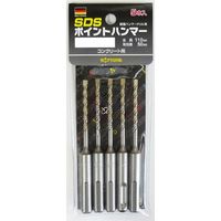 コマドリル SDSポイントハンマードリル5P 5PH-34 #076480　1セット(5本)（直送品）