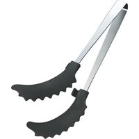 田辺金具 曲がったトングブラック250mmハンディトング 2089149 1本（直送品）