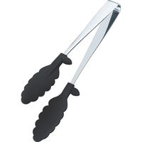 田辺金具 抗菌耐熱カラートング フロート ブラック 2089184 1本（直送品）