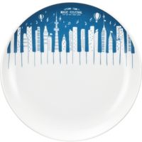 セトクラフト SCB-1035 プレート(Piano Town) 1枚（直送品）