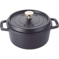 ZWILLING J.A.HENCKELS ストウブ ( STAUB ) ピコ ココット ラウンド ブラック 18cm 鍋（直送品）