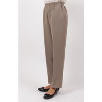 ジョイントカシワギ ストレッチ素材 撥水加工 治療・リハビリ・介護用 裾ファスナー付 パンツ 女性用 股下60cm S ベージュ（直送品）