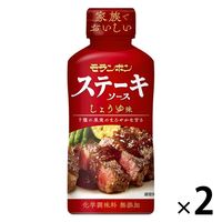 モランボン ステーキソース しょうゆ味 225g 1セット（2本）