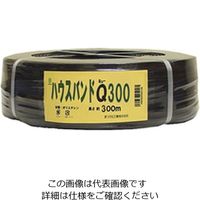 松浦工業 ハウスバンド(Qキュー)2芯10ミリ巾X300M 黒 4984834454177 1セット(2個)（直送品）