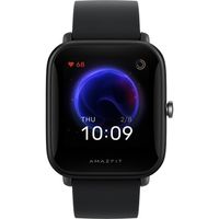 アマズフィット(Amazfit) スマートウォッチ 腕時計 Bip U ブラック ウェアラブル SP170025C01（直送品）