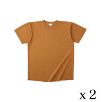 TRUSS フードテキスタイルTシャツ　サイズL　6.2oz　ドリップコーヒー　1セット（2着入）（直送品）