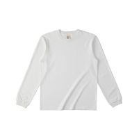 TRUSS オーガニックコットンロングスリーブTシャツ　サイズL　5.3oz　ナチュラル　1着（直送品）