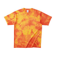 TRUSS タイダイTシャツ　サイズXL　6.2oz　Mオレンジ　1着（直送品）