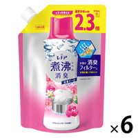 レノア 超消臭 抗菌ビーズ リフレッシュフローラル 詰め替え 特大 970ｍL 1箱（6個入） 抗菌 P＆G 【リニューアル】