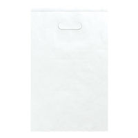 【紙袋】エフグリップ白無地 XZT52033 1箱（200枚：50枚入×4袋） パックタケヤマ