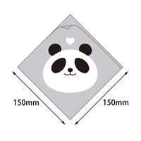 ヤマニパッケージ シュー袋 パンダ 150角 5000枚(100×50) 10-255 1ケース(5000枚入(100枚×50袋))（直送品）