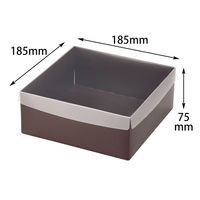 ヤマニパッケージ Cスクエア75(L) 100枚 16-123 1ケース(100枚入)（直送品）