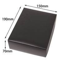 ヤマニパッケージ BKアフタヌーンティーBOX M 100枚(50×2) 16-221B 1ケース(100枚入(50枚×2袋))（直送品）