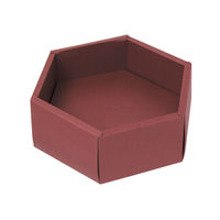 ヤマニパッケージ 19-611A 六角(大)あずき 100枚 1ケース(100枚入)（直送品）