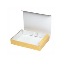 ヤマニパッケージ SK-167 ウッドボックス(内側はっ水) L 100枚(50×2) 1ケース(100枚入(50枚×2袋))（直送品）