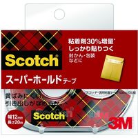 スリーエム ジャパン スーパーホールドテープ小巻ディスペンサ付 700-1-12D 10巻（直送品）