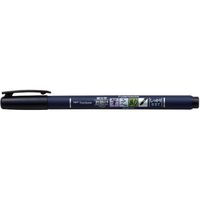 トンボ鉛筆 水性サインペン筆之助しっかり仕立て墨 WS-BH 20本（直送品）