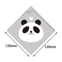 ヤマニパッケージ シュー袋 パンダ 120角 5000枚(100×50) 10-251 1ケース(5000枚入(100枚×50袋))（直送品）