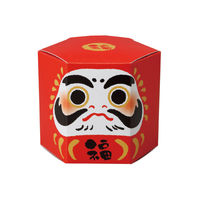 ヤマニパッケージ 20-1618 六角だるま 200枚(50×4) 1ケース(200枚入(50枚×4袋))（直送品）