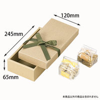 ヤマニパッケージ ナチュラルBOX34号ヒモ付　100枚 16-34（直送品）