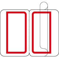 ジョインテックス インデックスラベルF付L赤10P B057J-LR-10 1セット(5箱)（直送品）