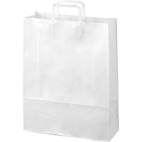 ジョインテックス 手提袋 平紐 白 大 50枚 B293J-W　5パック（直送品）