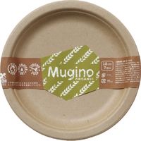 シンワ ムギノ ラウンドプレート18cm 7枚 MG-01 30パック（直送品）