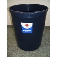ジョインテックス 持ち手付きゴミ箱丸型8.1L ブルー N151J-B　20個（直送品）