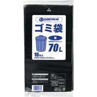 ジョインテックス ゴミ袋 LDD 黒 70L 10枚 N210J-70　30パック（直送品）