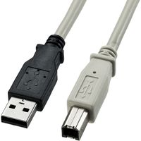USBケーブル　USB-A（オス）USB-B（オス）　5m　USB2.0　KU20-5K2　サンワサプライ　1本（直送品）