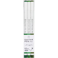 寺西化学工業 水性サインペン ギターペンプチ グリーン ３色セット GRPT-3GR 3セット（直送品）