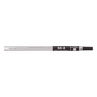 三菱鉛筆 油性ボールペン 替芯 0.8mm ＳＫー８ 黒（ブラック） SK8.24 10本（直送品）