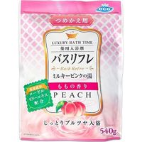 ライオンケミカル バスリフレ薬用入浴剤ピンクのにごり湯つめかえ用桃の香り 4900480227798 540G×12点セット（直送品）