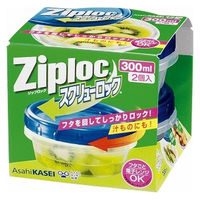 ジップロック スクリューロック (300ml) 4901670108187 2個入×12点セット 旭化成ホームプロダクツ（直送品）