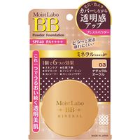 明色化粧品 モイストラボ BBミネラルプレストパウダー（ナチュラルオークル） 4902468232244 8G×12点セット（直送品）