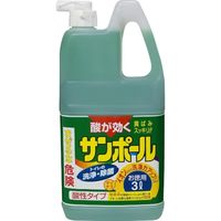 サンポール トイレ洗剤 尿石除去 大容量 塩酸9.5% 4987115851559 3L×3点セット 大日本除虫菊（直送品）