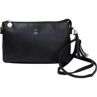 ランブリング 本体が3層に分かれてしっかり仕分けられるダブルポシェット!!　ブラック 21-2001BK 1個（直送品）