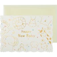 包む 出産お祝いカード アニマル TC059 1セット（5個）（直送品）